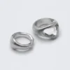 2-Pack Chunky Sculptural Rings – Dusty Silver