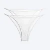 2-Pack Lace Tanga Briefs – White