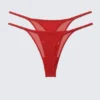 2-Pack Mid Rise Mesh Tanga Thongs – Bright Red