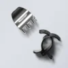 2-Pack Mini Hair-Claws – Black/Silver