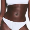 2-Pack Pointelle Thongs – White