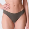 2-Pack Ribbed Brazilian Briefs – White & Washed Grey