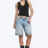 2-Pack Ribbed V-Neck Tank Top – Black
