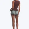 2-Pack Ribbed V-Neck Tank Top – Dark Red