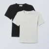 2-Pack Slim Fitted T-Shirt – Black