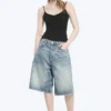 2-Pack Slim V-Neck Cotton Singlet – Black