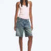 2-Pack Slim V-Neck Cotton Singlet – Light Dusty Pink/Black