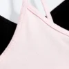 2-Pack Slim V-Neck Cotton Singlet – Light Dusty Pink/Black