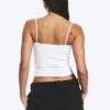 2-Pack Slim V-Neck Cotton Singlet – White