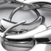 2-Pack Softly Pointed Hoop Earrings – Silver