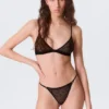 2-Pack Swirly Lace Tanga Thongs – Black