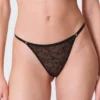 2-Pack Swirly Lace Tanga Thongs – Black
