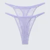 2-Pack Swirly Lace Tanga Thongs – Light Lilac