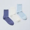 3-Pack Bella Short Sock – Blue Mix