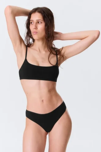 3-Pack Inez Brazilian Cotton Briefs – Black