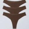 3-Pack Inez Brazilian Cotton Briefs – Dark Brown