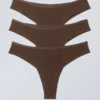 3-Pack Inez Brazilian Cotton Briefs – Dark Brown