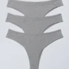 3-Pack Inez Brazilian Cotton Briefs – Grey Melange