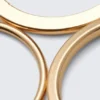 3-Pack Minimal Steel Rings – Golden