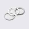 3-Pack Minimal Steel Rings – Silver