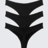 3-Pack Soul Micro Thongs – Black