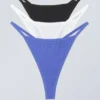 3-Pack Soul Tanga Thong – White Black Blue