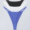 3-Pack Soul Tanga Thong – White Black Blue