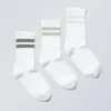 3-Pack Sport Striped Socks – Sage Stripe