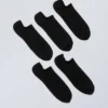 5-Pack Ankle Socks – Black