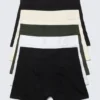 5-Pack Boxer Briefs – Black/Beige/Green/White