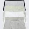5-Pack Boxer Briefs – Black/Blue/Green/White/Grey