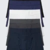 5-Pack Boxer Briefs – Black/Blue/White/Grey
