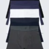 5-Pack Boxer Briefs – Black/White/Navy