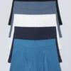 5-Pack Boxer Briefs – Blue Accent Mix