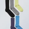 5-Pack Rib Socks – Multi Mix