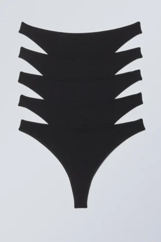 5-Pack Soul Thong – Black