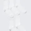5-Pack Sport Socks – White