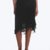 A-Line Midi Skirt – Black