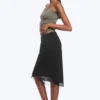 A-Line Midi Skirt – Black