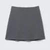 A-Line Mini Skirt – Dark Grey