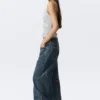 Abell Mid Rise Regular Barrel Jeans – Gnarly Blue – Medium Blue