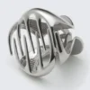 Abstract Hair Claw – Silver-Coloured