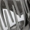 Abstract Hair Claw – Silver-Coloured