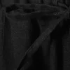 Adler Loose Fit Straight Linen Blend Trousers – Black