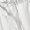 Adler Loose Fit Straight Linen Blend Trousers – White