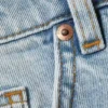 Aimo Mid-Rise Straight Leg Denim Shorts – Venice Blue – Light Blue