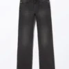 Aimo Mid Straight Jeans – Midnight Black – Black