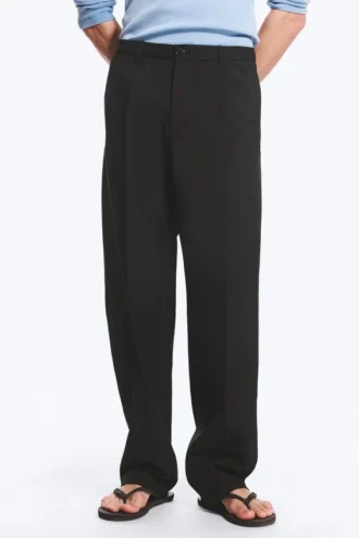 Alessi Relaxed Suit Trousers – Black