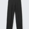 Alessi Relaxed Suit Trousers – Black