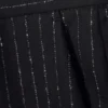 Alessi Relaxed Suit Trousers – Black Pinstripe